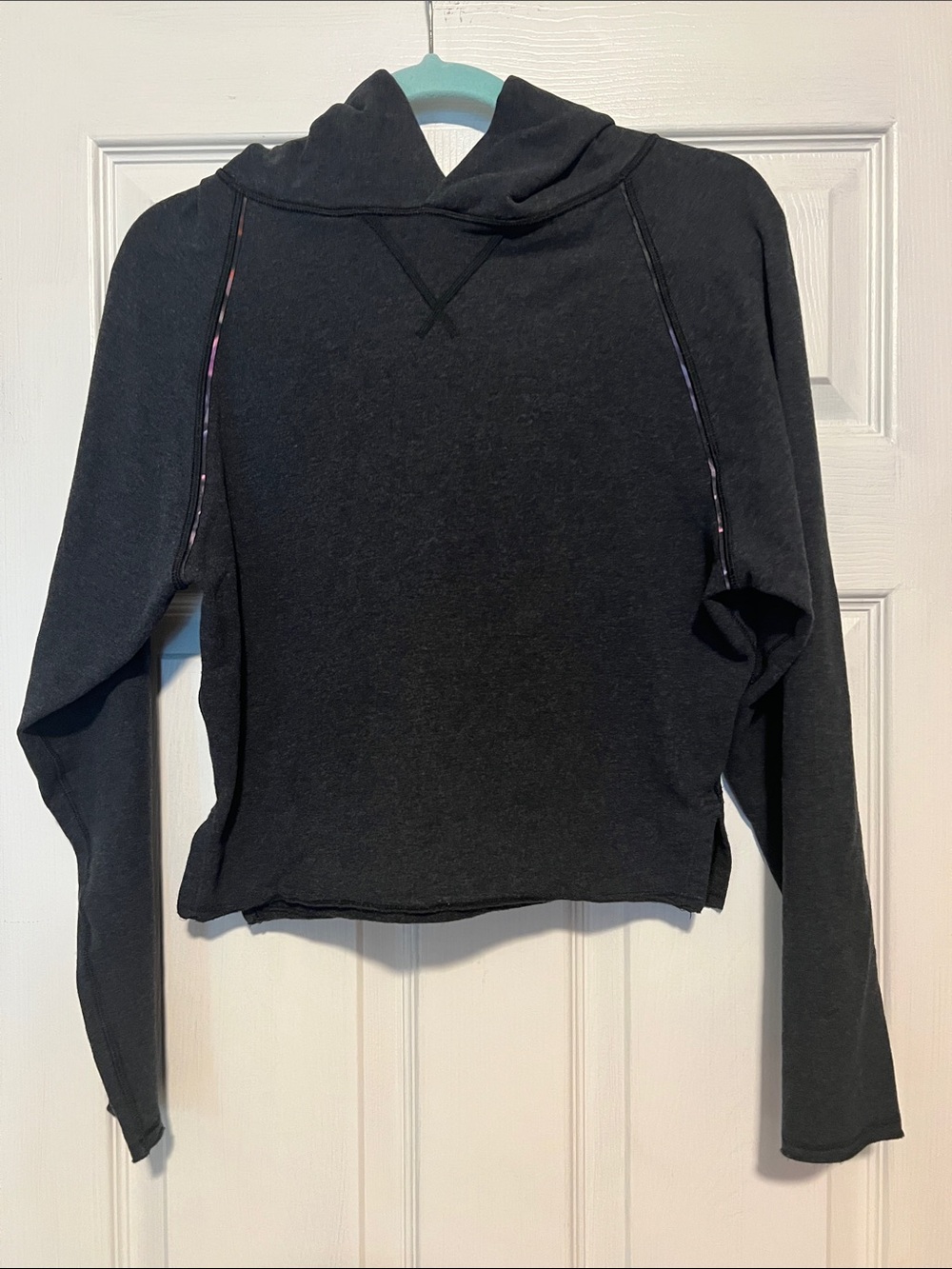 lululemon athletica Black Hooded Pullover Sweatshirt